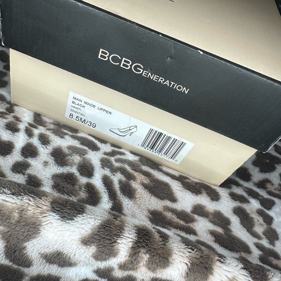 BCBGeneration Black Heels with Silver Studs - Picture 4 of 9